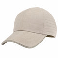 Casquette de baseball taille unique en tissu beige respirante pour usage quotidien
