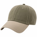 Casquette baseball taille unique textile kaki beige à visière courbée style décontracté